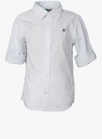 United Colors of Benetton White Casual Shirt
