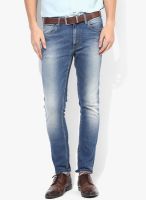 VOI Blue Skinny Fit Jeans (Track)