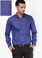 Van Heusen Blue Slim Fit Formal Shirt