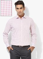 Van Heusen Red Regular Fit Formal Shirt