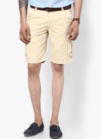 Van Heusen Sport Beige Solid Short