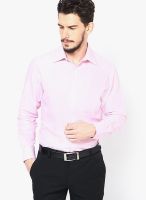 Wills Lifestyle Pink Formal Shirts