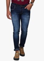 Yepme Blue Low Rise Slim Fit Jeans