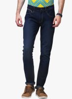 Yepme Solid Blue Slim Fit Jeans