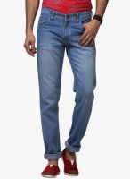 Yepme Solid Blue Slim Fit Jeans