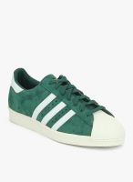 Adidas Originals Superstar 80S Dlx Suede Green Sneakers