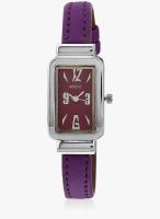 Adine Ad-1222 Purple/Purple Analog Watch