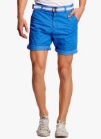 BEEVEE Blue Printed Shorts