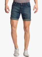 BEEVEE Blue Washed Shorts