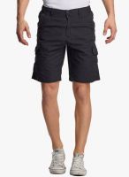 BEEVEE Grey Solid Shorts