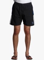 BEEVEE Navy Blue Solid Shorts