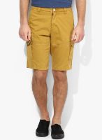 Bay Island Khaki Solid Shorts