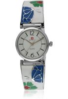Baywatch Mb-5585-L Silver/White Analog Watch
