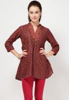 Biba Brown Printed Kurtis