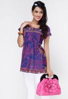 Biba Cotton Blue Kurti