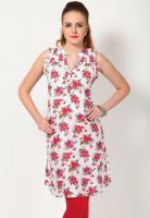 Biba White Printed Kurtis