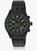 CITIZEN An8065-53E Black/Black Chronograph Watch
