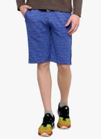 Camino Blue Striped Shorts