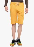 Camino Mustard Yellow Striped Shorts