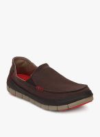Crocs Stretch Sole Brown Loafers