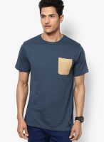 DC Blue Round Neck T-Shirt