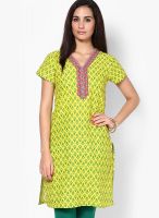 Entropy Green Kurta