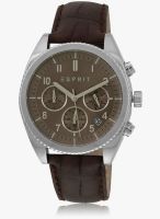 Esprit Es107581003 Brown/Brown Chronograph Watch