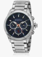 FOSTELO Silver Metal Chronograph Watch