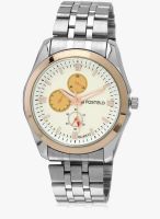 FOSTELO White Metal Analog Watch