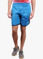 Fitz Blue Solid Shorts