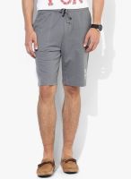 Giordano Grey Solid Shorts