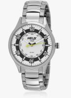 Helix 03Hg03-Sor Silver/Silver Analog Watch