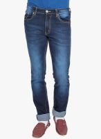 High Star Washed Blue Slim Fit Jeans