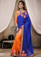 Indian Women By Bahubali Blue Sarees