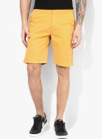 Izod Mustard Yellow Solid Shorts