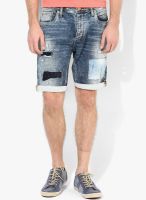 Jack & Jones Blue Knitted Shorts