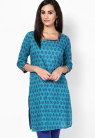 Jaipur Kurti Blue Printed Kurtis