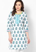 Jaipur Kurti Blue Printed Kurtis