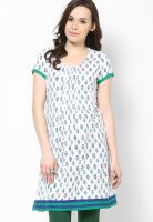 Jaipur Kurti White Printed Kurtis