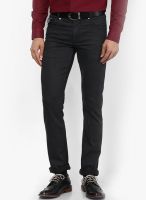 John Players Grey Solid Slim Fit Jeans