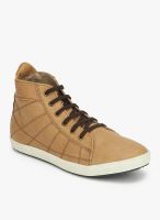 Knotty Derby James Side Stitch Camel Sneakers