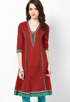 Kurti'S Red Printed Kurtis