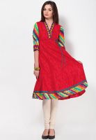 Kurti'S Red Printed Kurtis