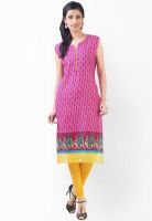 Libas Pink Printed Kurtas