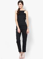 Liebemode Black Solid Jumpsuit