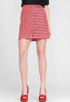 NINETEEN Red A-Line Skirt