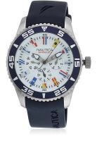 Nautica Nta12627g Blue/White Analog Watch