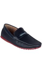 Pavers England Navy Blue Loafers