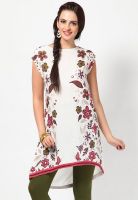 People Off White Printed Kurtis