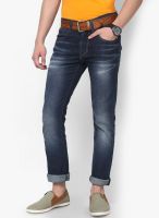 Pepe Jeans Blue Low Rise Skinny Fit Jeans